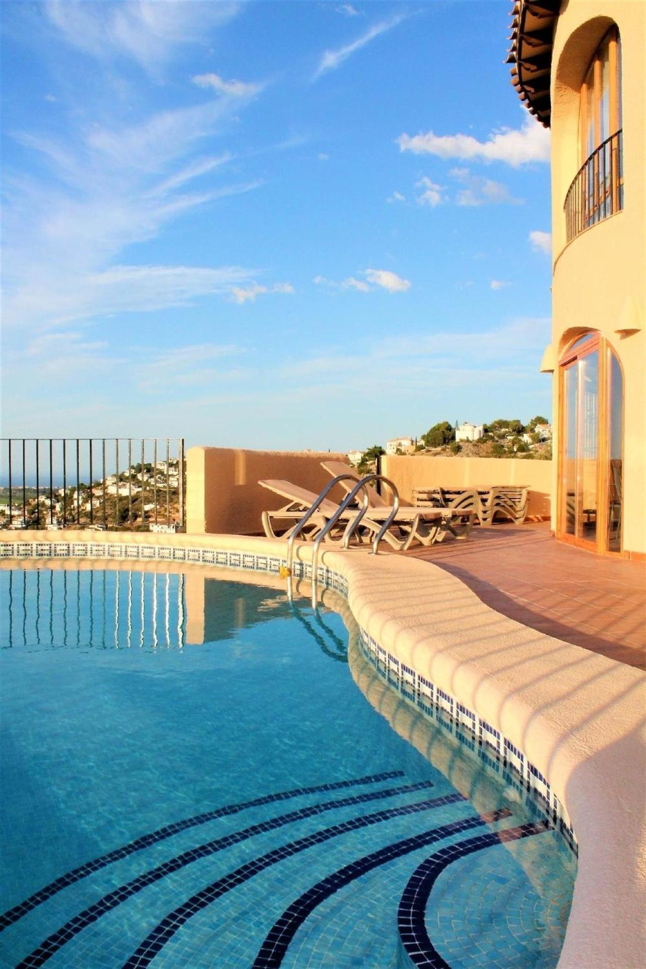 Costa Blanca - Villa Del Mar - Mit Beheizbarem Pool Und Panorama Meerblick Fuer Max 6 Personen Monte Pego Exterior photo